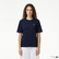 Lacoste Kadın Relaxed Fit Bisiklet Yaka Lacivert T-Shirt