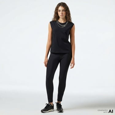  Liu Jo Kadın Siyah Tayt