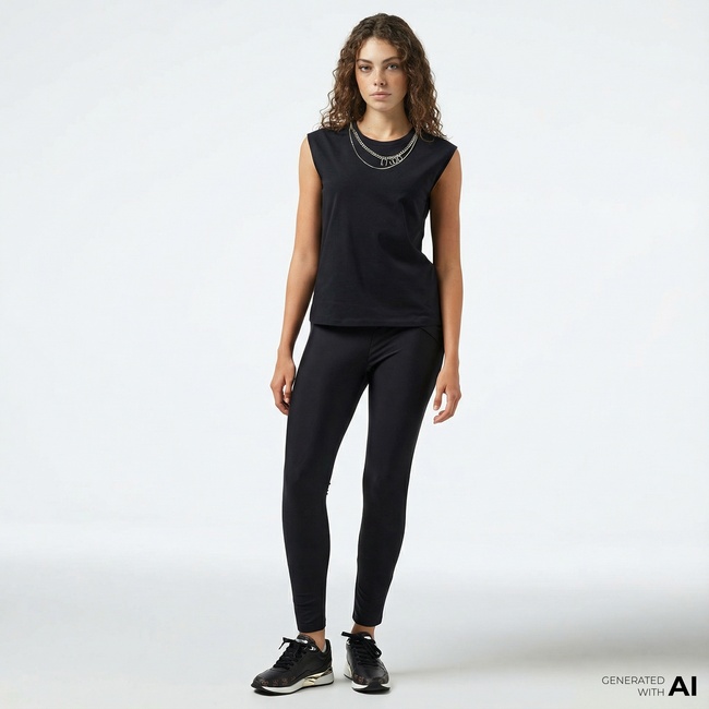  Liu Jo Kadın Siyah Tayt