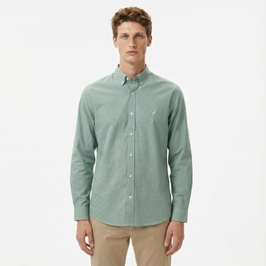  Nautica Erkek Yeşil Gömlek