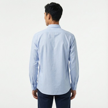  Nautica Erkek Mavi Classic Fit Gömlek
