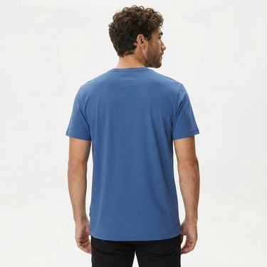  Nautica Erkek Mavi Standart Fit T-Shirt