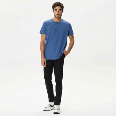  Nautica Erkek Mavi Standart Fit T-Shirt