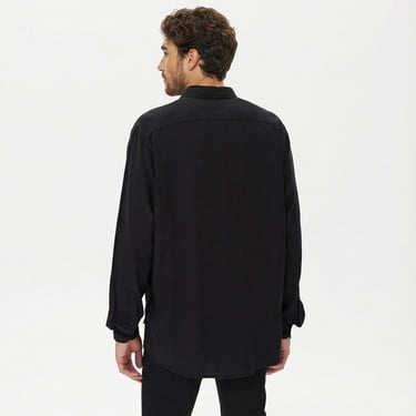  Nautica Erkek Siyah Classic Fit Gömlek