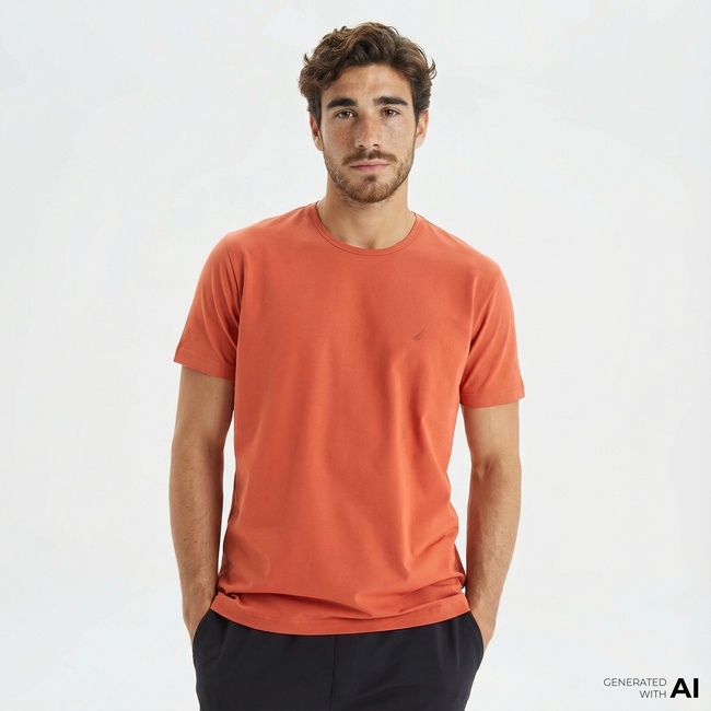  Nautica Erkek Turuncu T-Shirt
