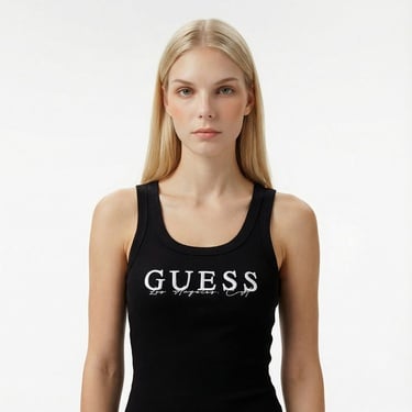  Guess Kadın Siyah Elbise