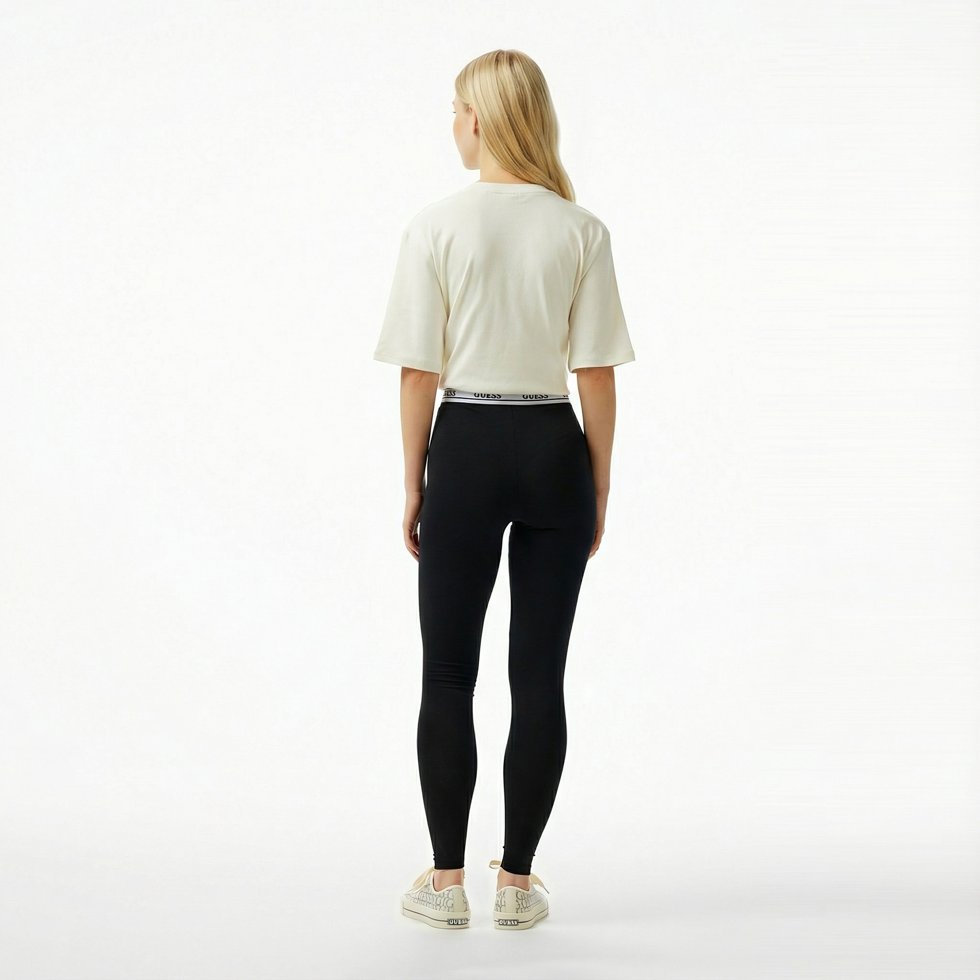 Guess New Aline Kadın Siyah Tayt