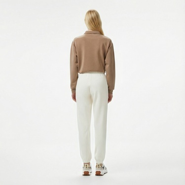  Guess Roberta Fleece Kadın Beyaz Eşofman Altı