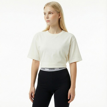  Guess New Aline Kadın Siyah Tayt