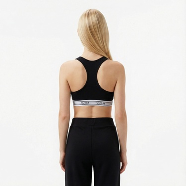  Guess New Aline Kadın Siyah Bra
