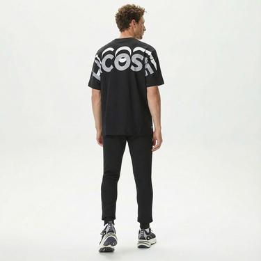  Lacoste Erkek Slim Fit Siyah Eşofman Altı