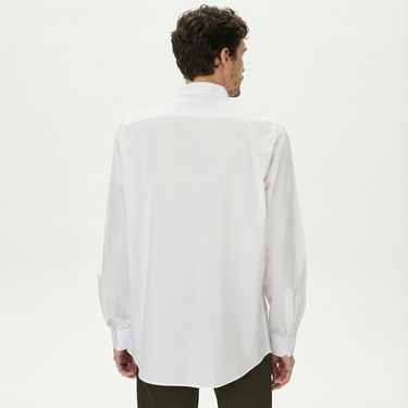  Nautica Erkek Beyaz Classic Fit Gömlek