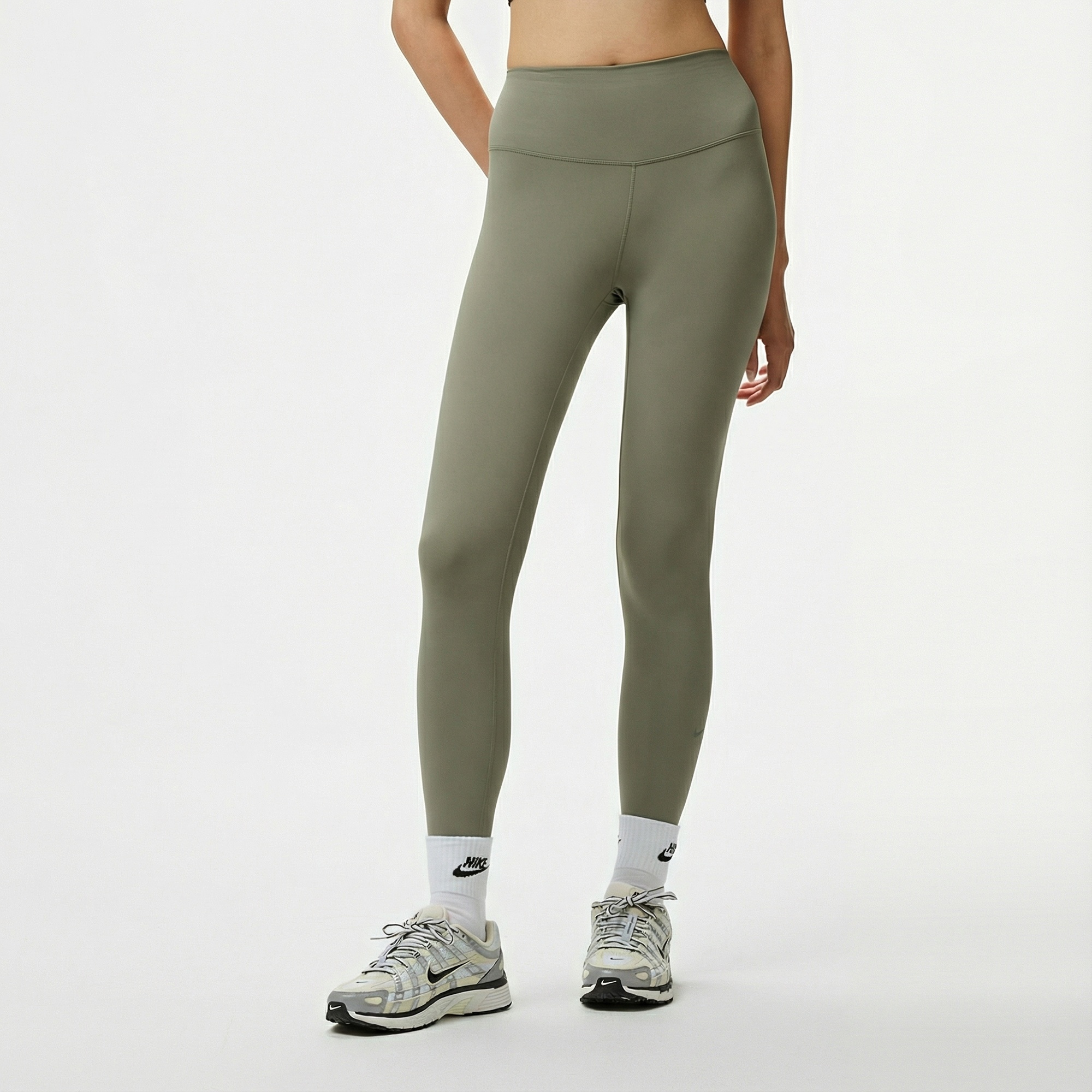 Nike One Dri-Fit 7/8 Kadın Yeşil Tayt