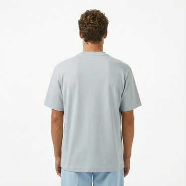  Lacoste Erkek Relaxed Fit Bisiklet Yaka Gri T-Shirt