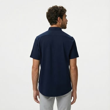  Nautica Erkek Lacivert Classic Fit Gömlek