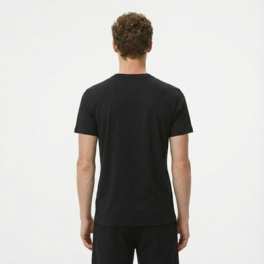  Fred Perry Ringer Erkek Siyah T-Shirt