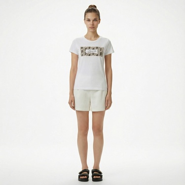  Liu Jo Kadın Yeşil T-Shirt