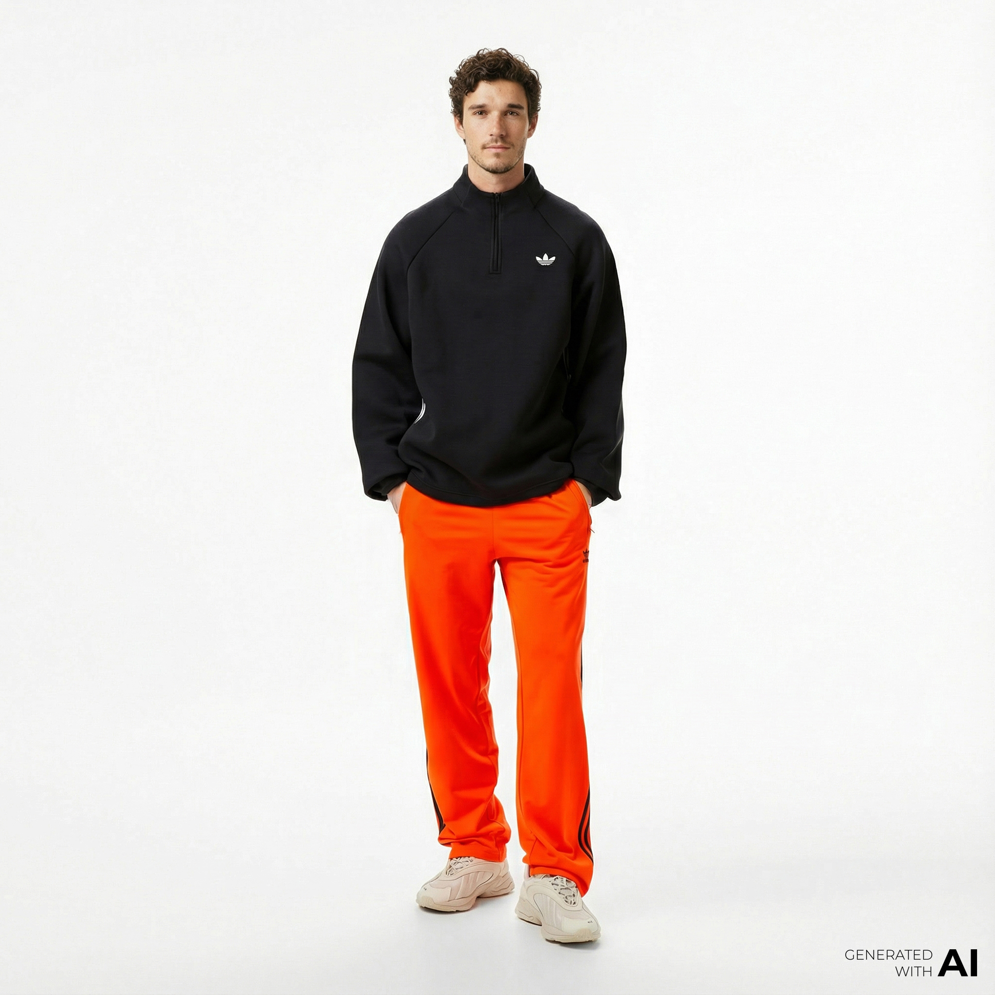  adidas Firebird Track Erkek Turuncu Eşofman Altı