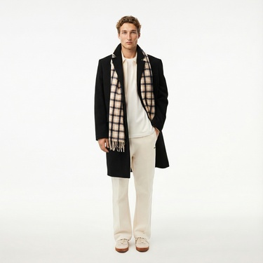  Lacoste Erkek Regular Fit Bisiklet Yaka Beyaz T-Shirt