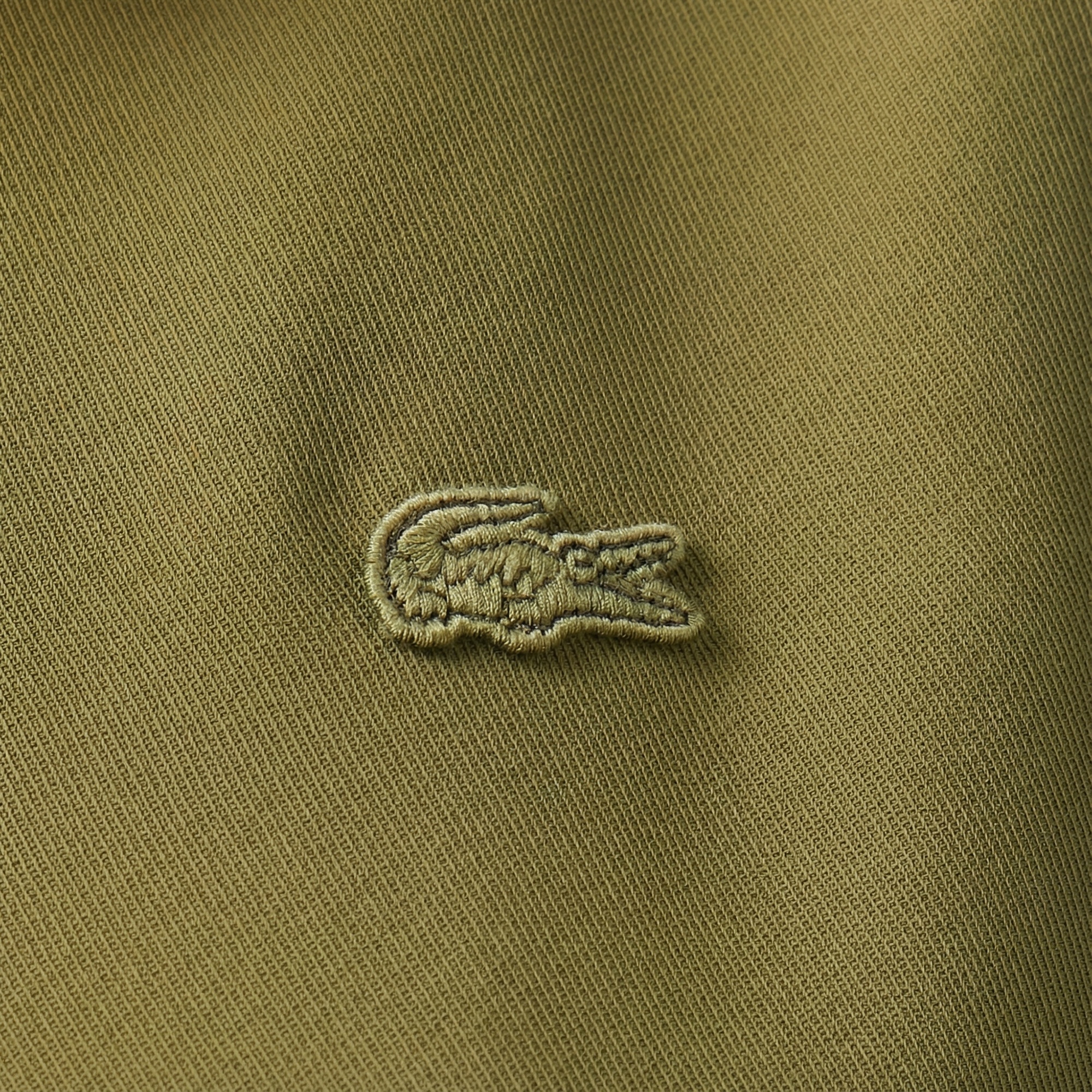 Lacoste Kadın Regular Fit Hakim Yaka Haki Gömlek