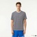Lacoste Erkek Classic Fit Bisiklet Yaka Çizgili Beyaz T-Shirt