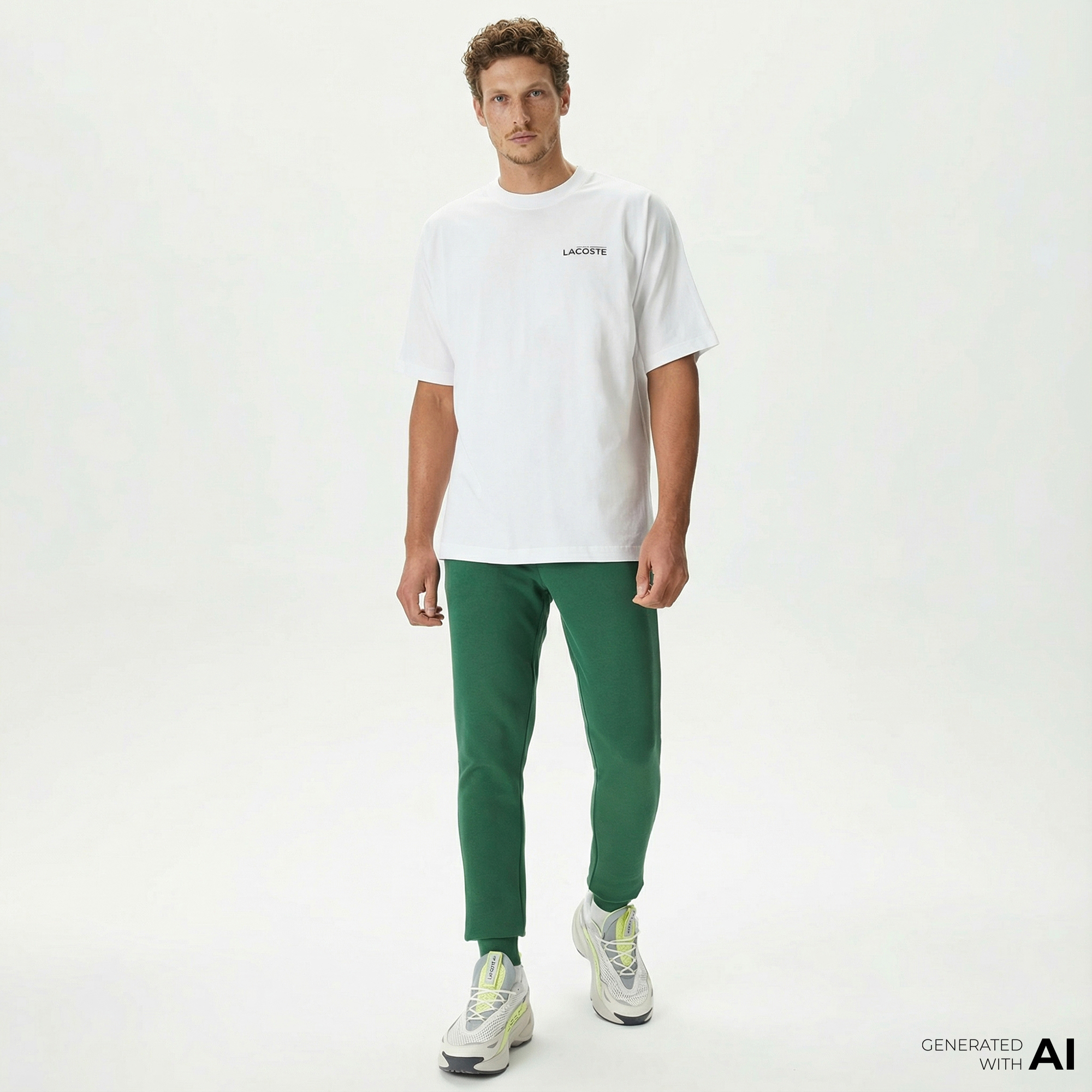  Lacoste Erkek Slim Fit Koyu Yeşil Eşofman Altı