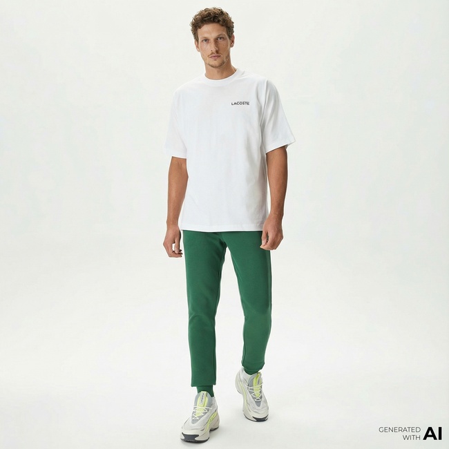  Lacoste Erkek Slim Fit Koyu Yeşil Eşofman Altı