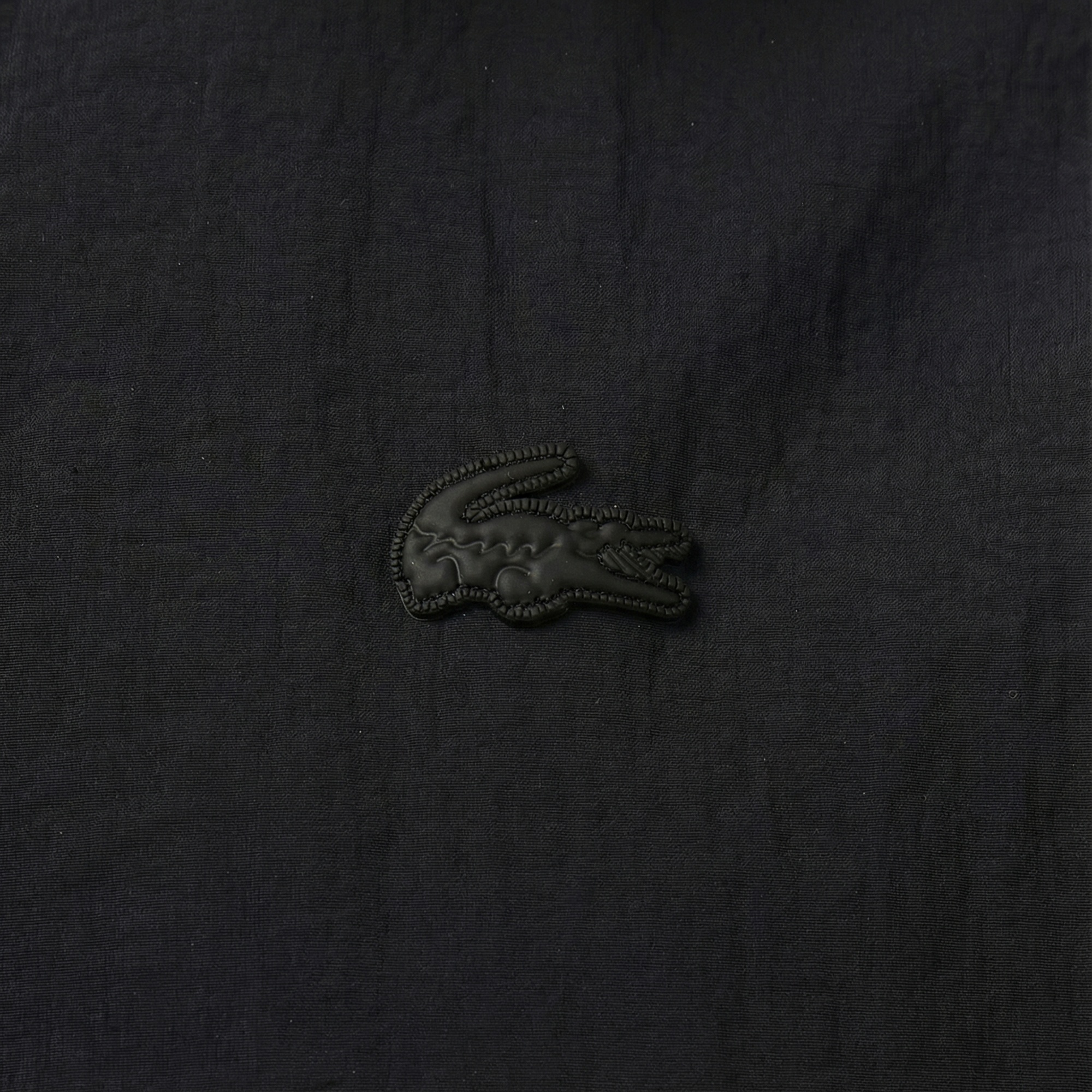 Lacoste Kadın Kapüşonlu Siyah Yağmurluk