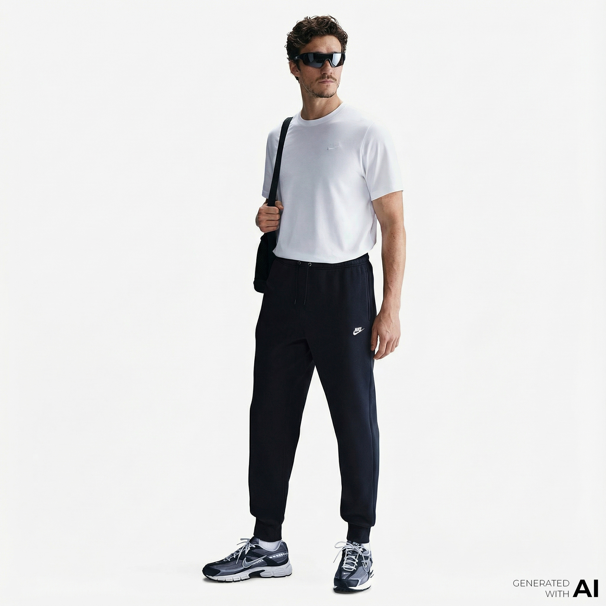  Nike Club Erkek Lacivert Eşofman Altı