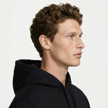  Nike Club Erkek Siyah Hoodie