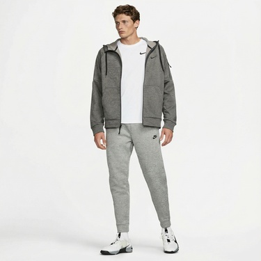  Nike Therma-Fit Full-Zip Erkek Gri Hoodie