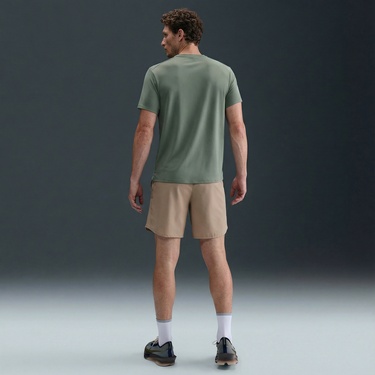  Nike Dri-Fit Miler Erkek Yeşil T-Shirt