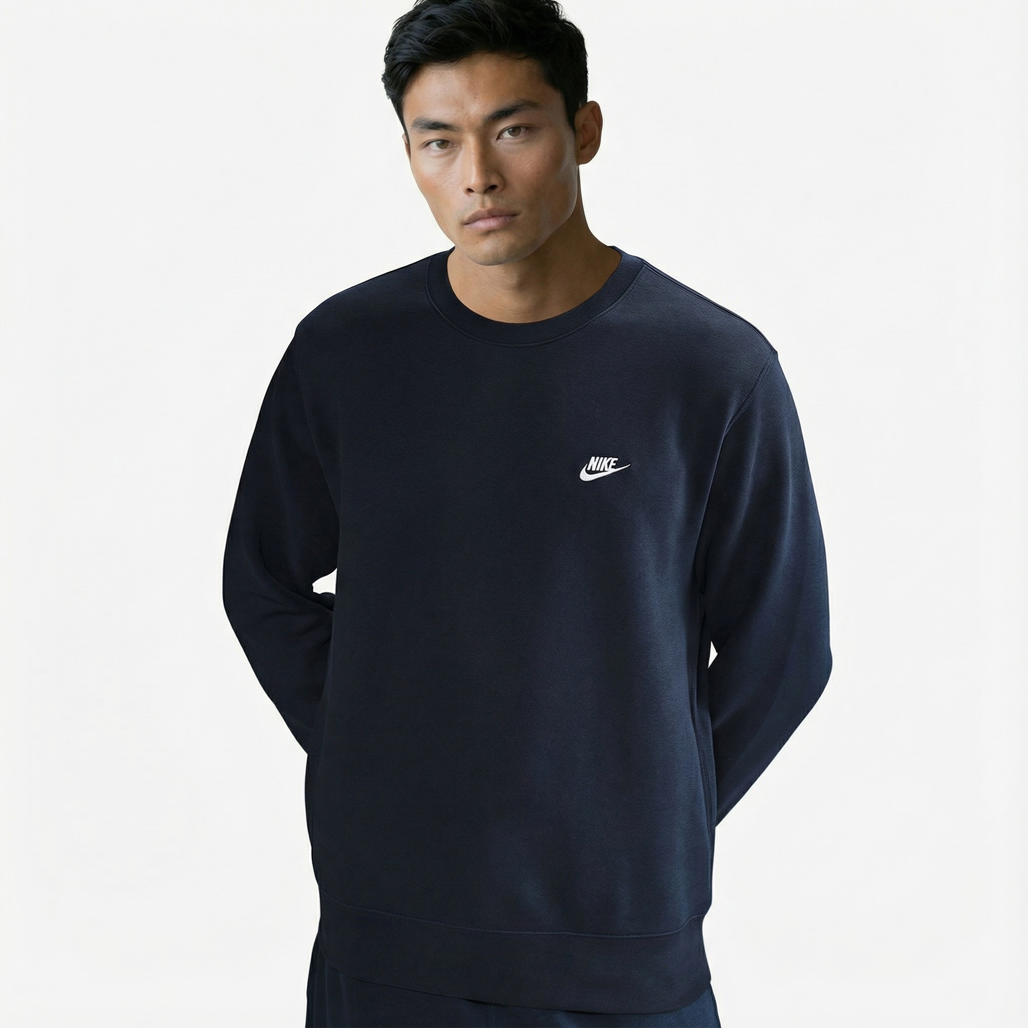Nike Club Crew Erkek Mavi Sweatshirt