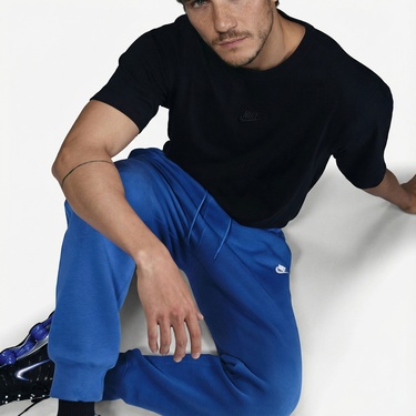  Nike Club Erkek Mavi Eşofman Altı