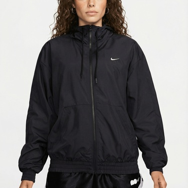  Nike Sportswear Classic Woven Kadın Siyah Ceket