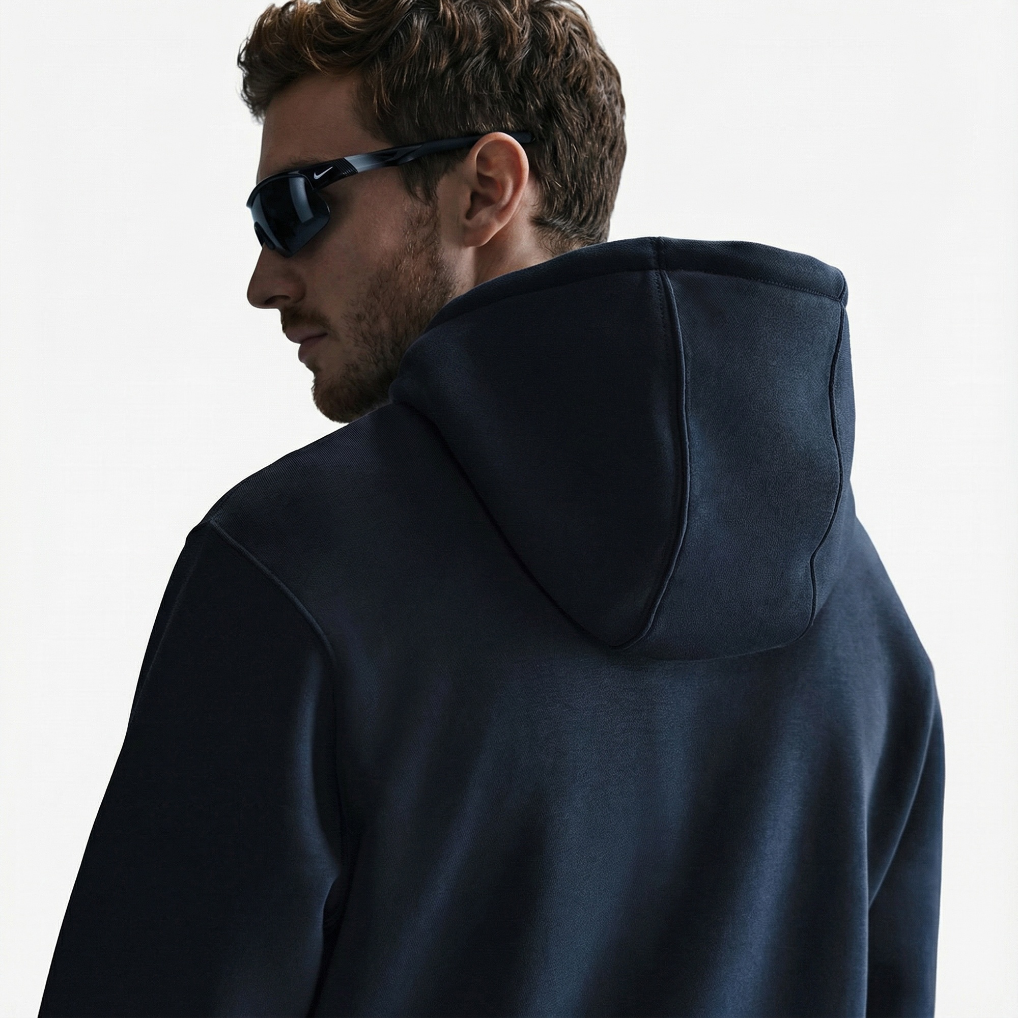 Nike Club Erkek Lacivert Hoodie