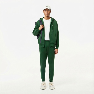  Lacoste Erkek Slim Fit Koyu Yeşil Eşofman Altı