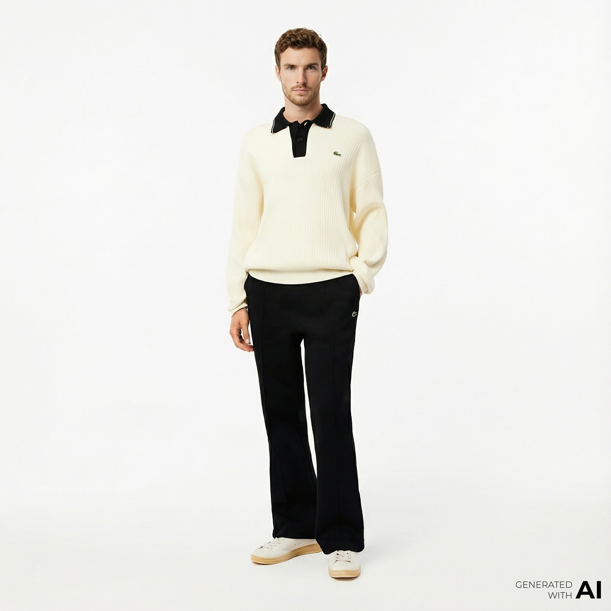 Lacoste Erkek Regular Fit Siyah Eşofman Altı