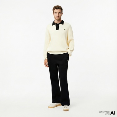  Lacoste Erkek Regular Fit Siyah Eşofman Altı