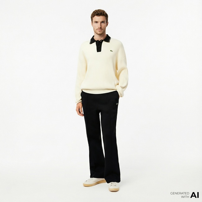  Lacoste Erkek Regular Fit Siyah Eşofman Altı