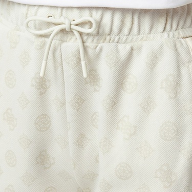  Guess Peony Palazzo Fit Kadın Beyaz Eşofman Altı