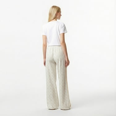  Guess Peony Palazzo Fit Kadın Beyaz Eşofman Altı