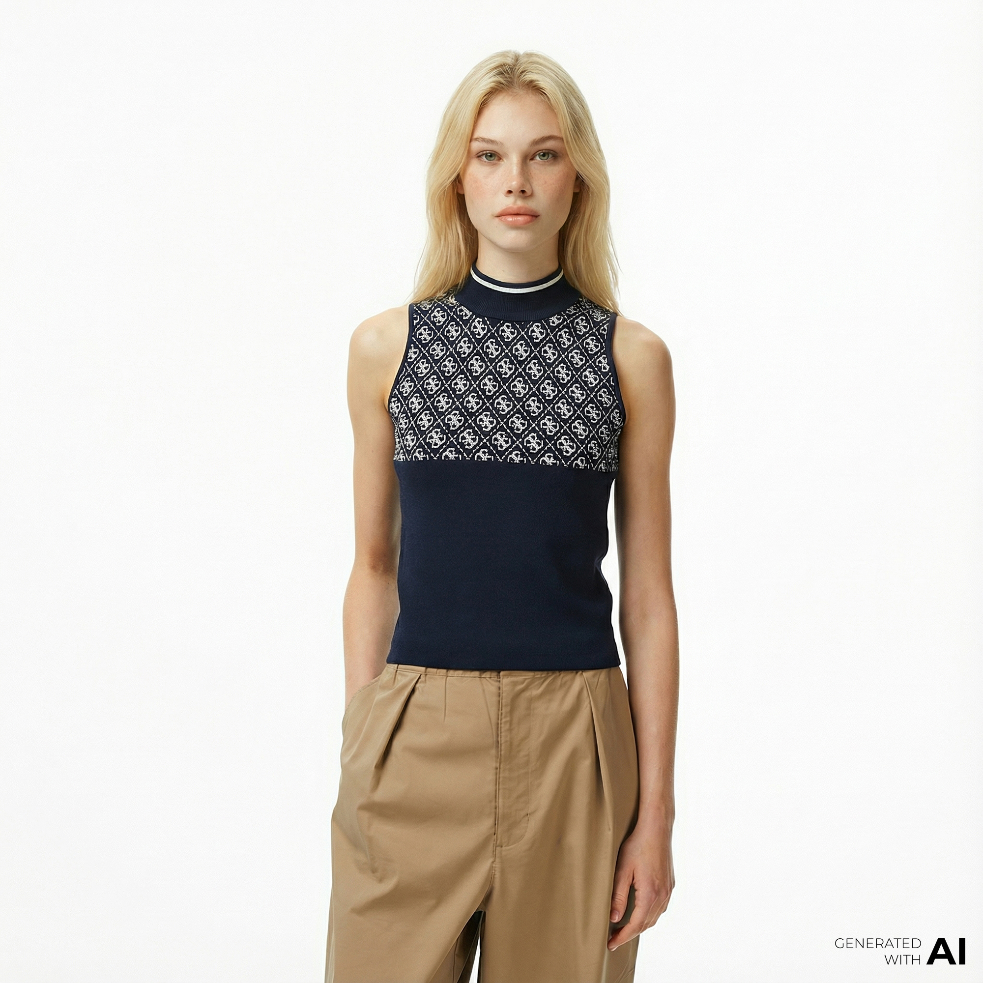  Guess Lise Kadın Lacivert Triko