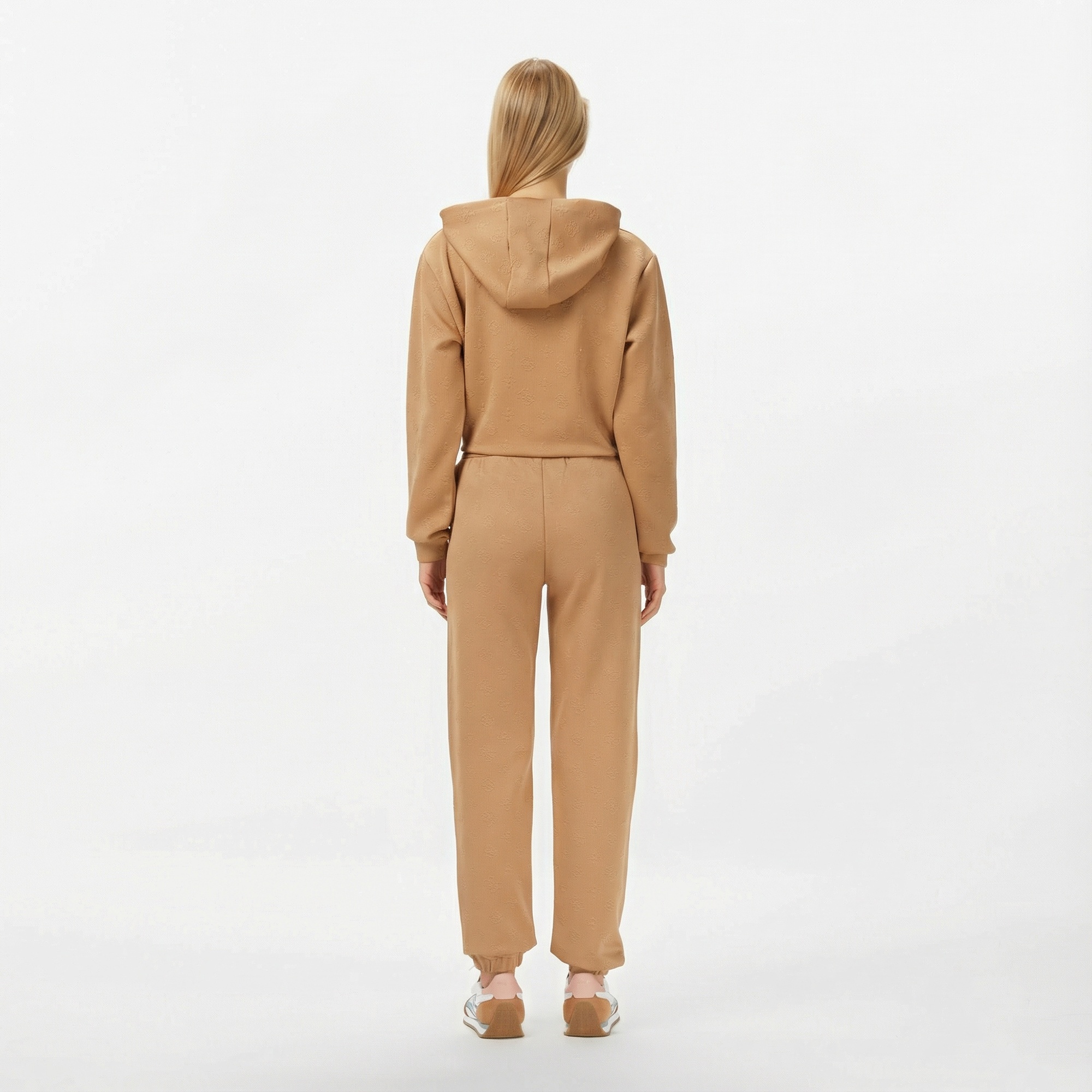 Guess Peony Regular Fit Kadın Kahverengi Eşofman Altı