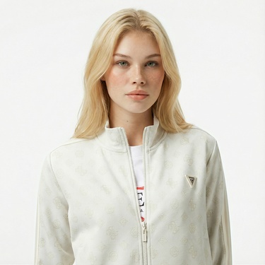  Guess Peony Kadın Beyaz Sweatshirt