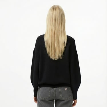  Guess Leighton Kadın Siyah Sweatshirt