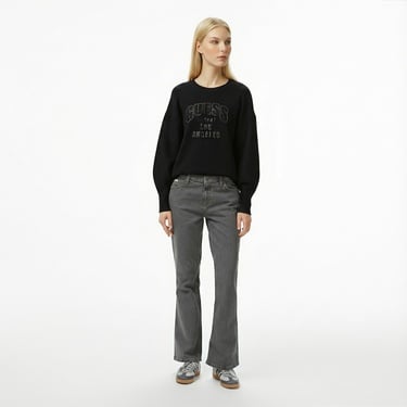  Guess Leighton Kadın Siyah Sweatshirt