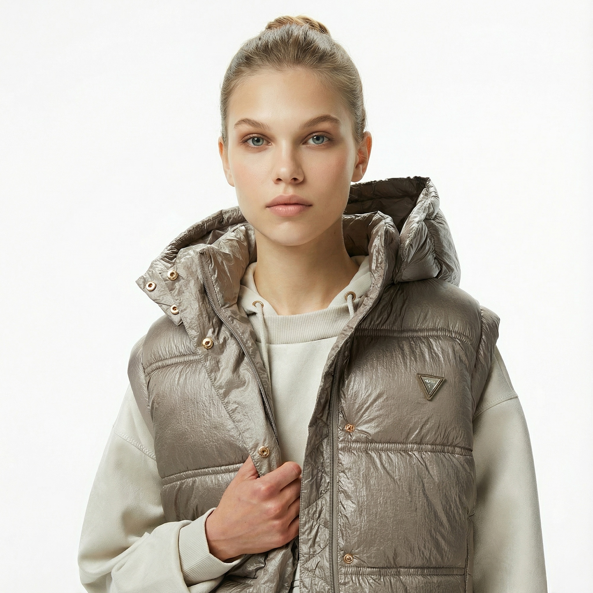 Guess Ernestine Kadın Gri Yelek