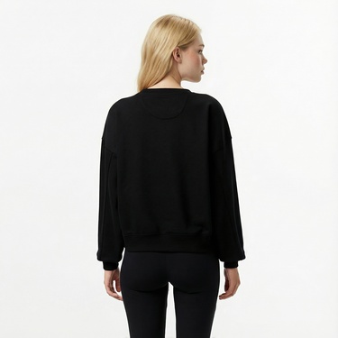  Guess Hotfix Kadın Siyah Sweatshirt