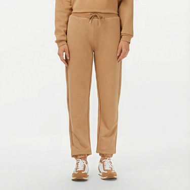  Guess Peony Regular Fit Kadın Kahverengi Eşofman Altı